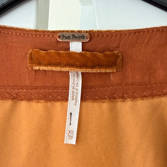 Free People Velvet Bolero Jacket Rust XS - Picture 2 of 6